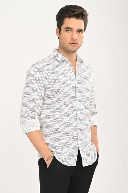 Abstract Pebble Print