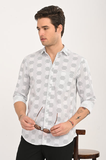 Abstract Pebble Print