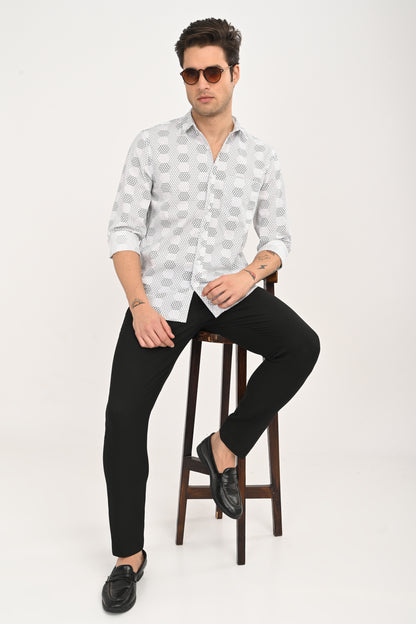 Abstract Pebble Print